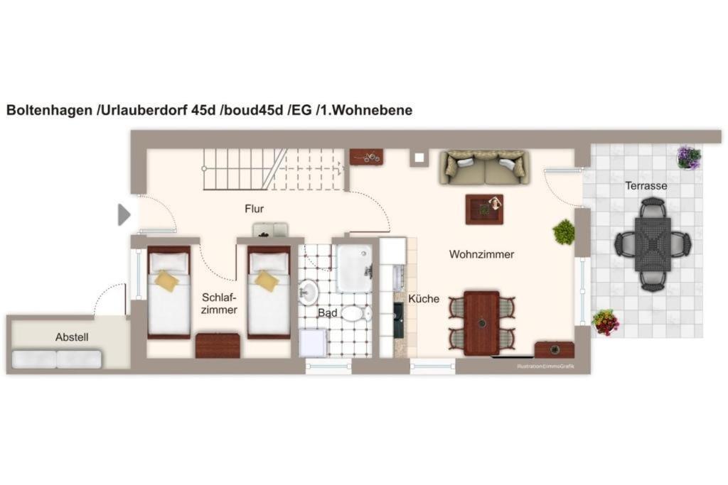 Urlauberdorf Urlauberdorf 45D Villa Boltenhagen  Bagian luar foto